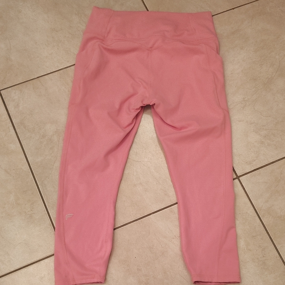 Size large Fabletics Pure Luxe Pink Women's Leggings - Picture 4 of 4